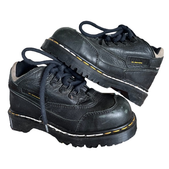 Dr. Martens Air Wair Industrial Steel Toe Slip Resistant Boots Black 8878 - Picture 1 of 12